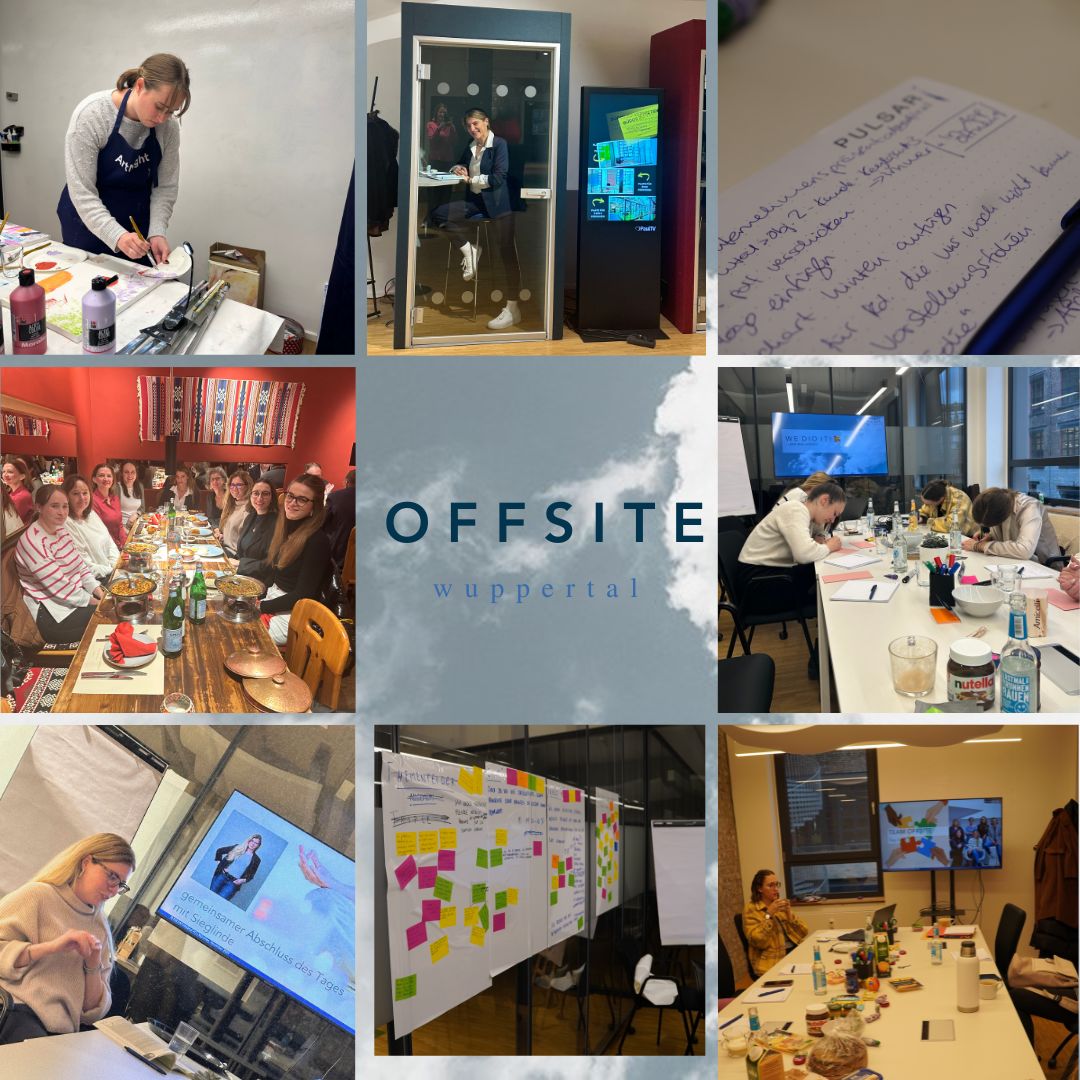 Collage zeigt Bilder und Eindrücke des dreitägigen Offsite-Events von PULSAR Medical AG im codeks